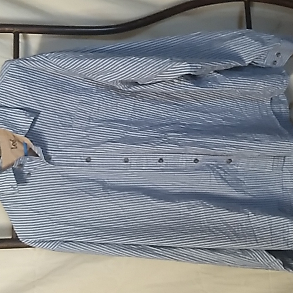 Men's work Hickory Lee button-up long-sleeve XXL